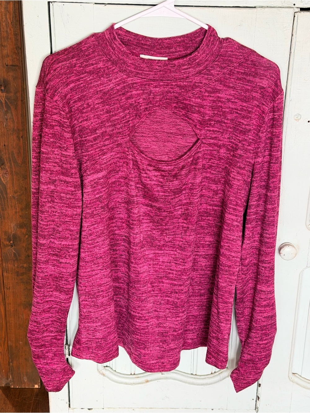 Maurices Women's Cranberry Cutout Tunic